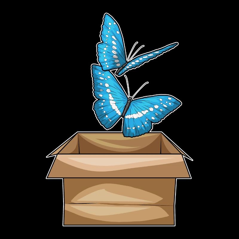 Schmetterling Karton