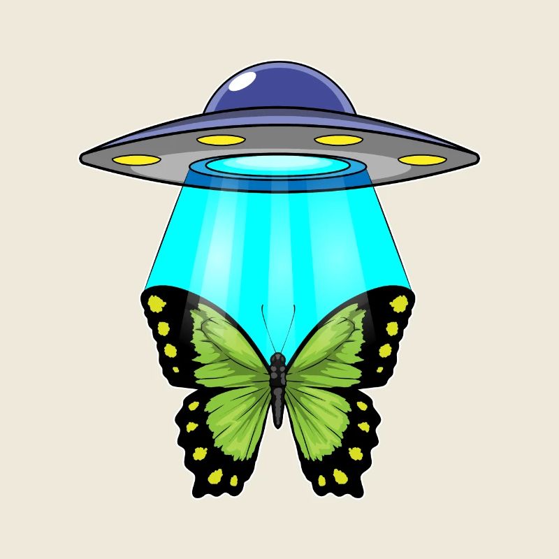 Schmetterling Raumschiff Weltraum