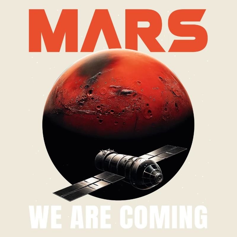 Mars Mission Planète rouge Vaisseau spatial spatial