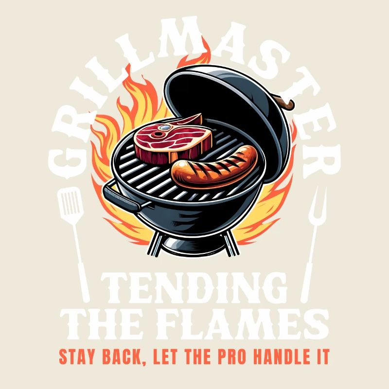Grillmeister BBQ Barbecue Grill Grilling Saying