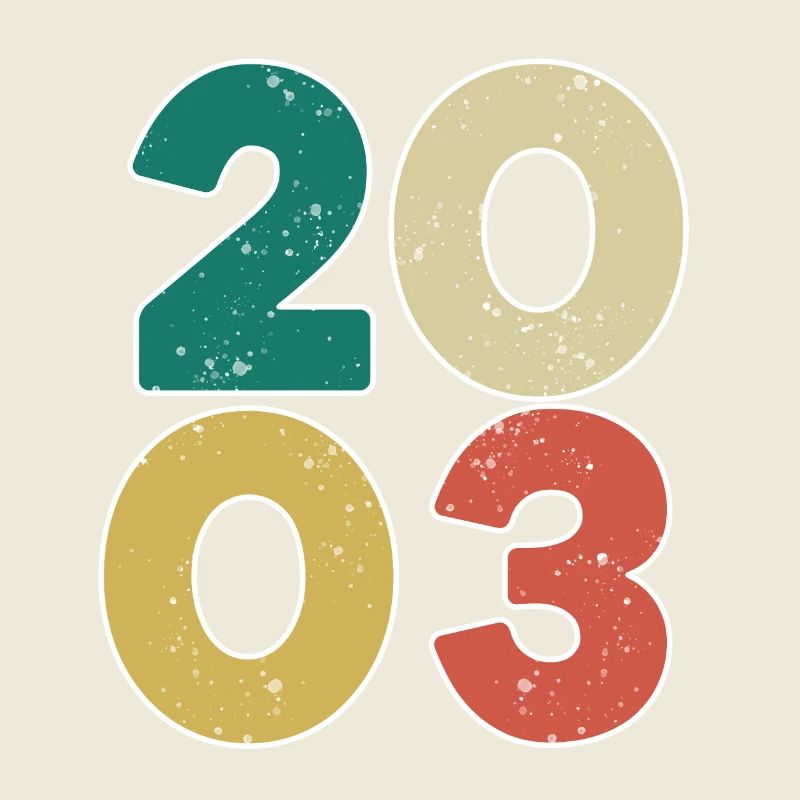 2003 - Année 2003 - Année de construction 2003