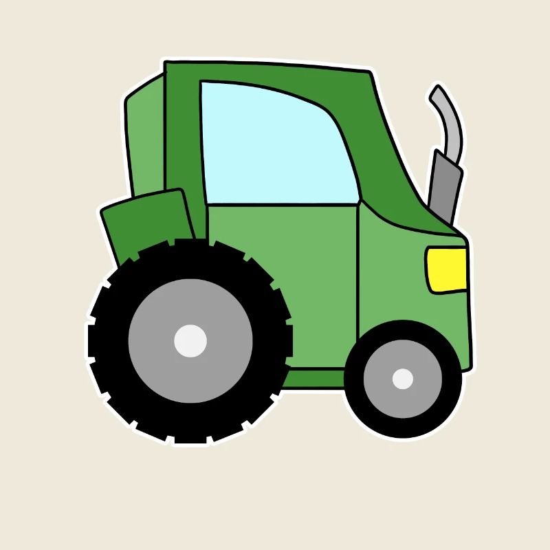 Tracteur vert