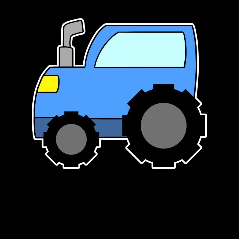 Bleu tracteur