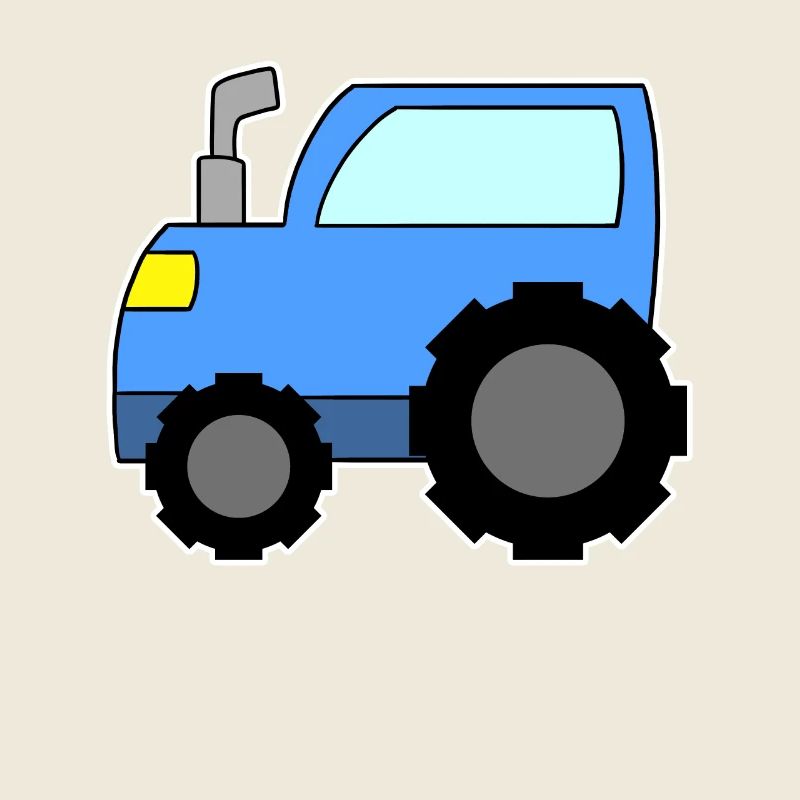 Traktor Blau