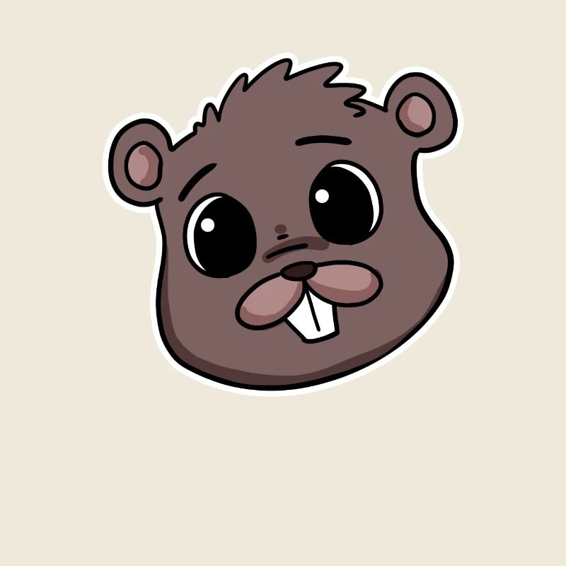 Tête de castor