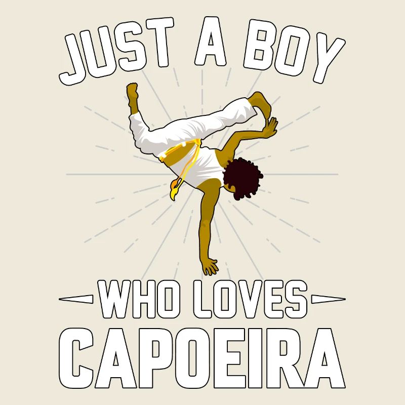 Nur ein Junge, der Capoeira liebt