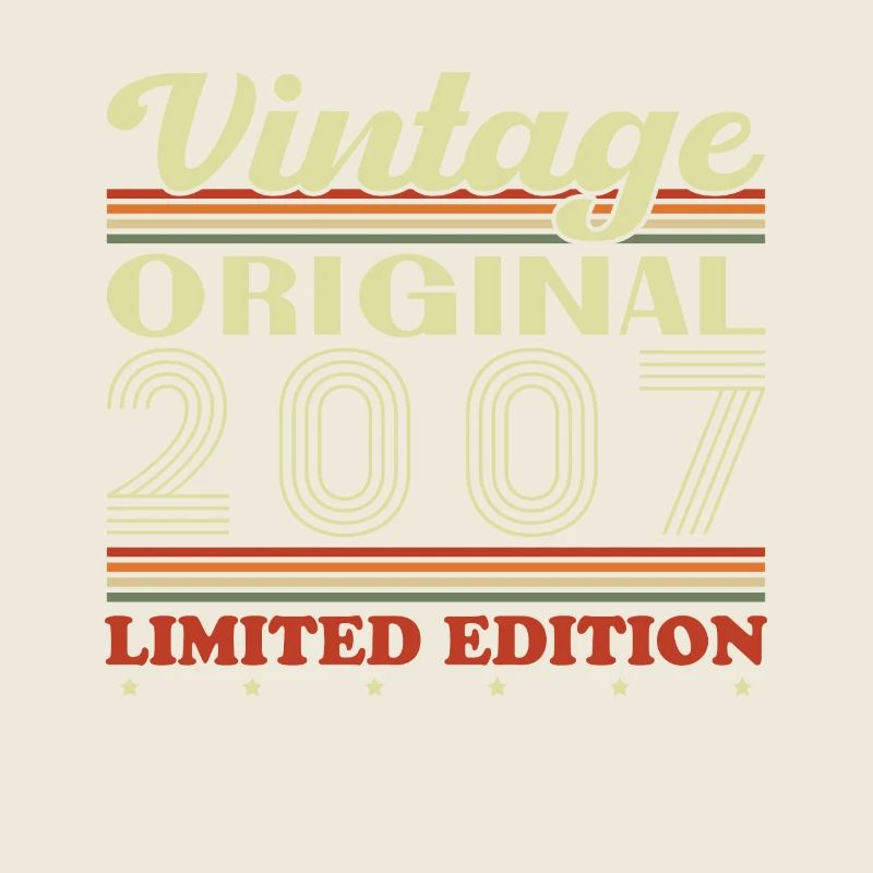 2007 Vintage Retro Birthday Gift
