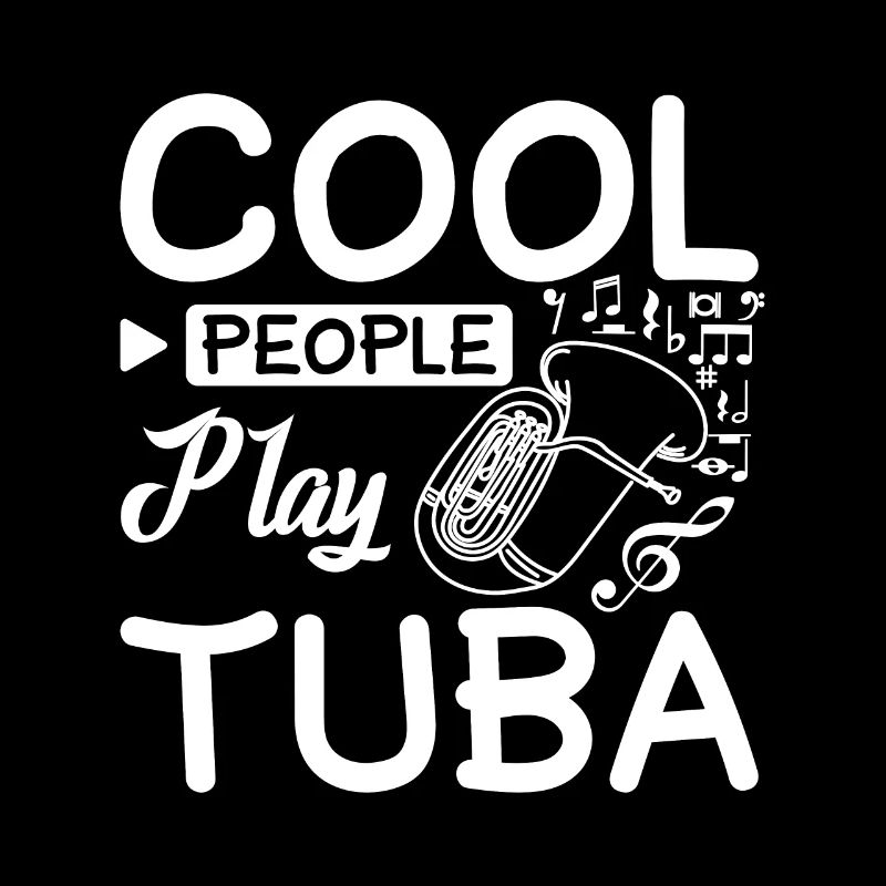 Cool people play tuba