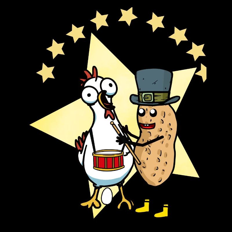 Peanut Chicken Taming Domteur Zirhus Egg Drum