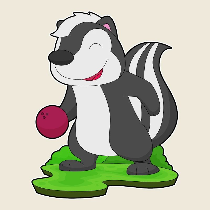Skunk Bowling Boule de bowling