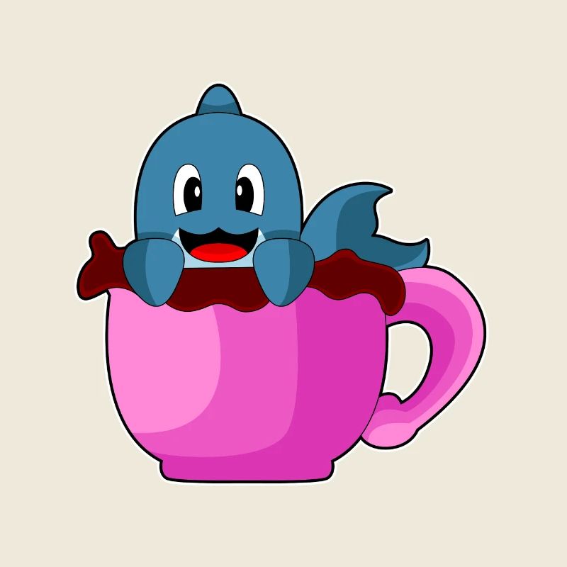 Tasse à café Dolphin