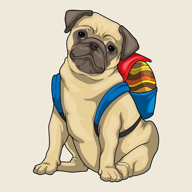 Élève de Pâques Pug