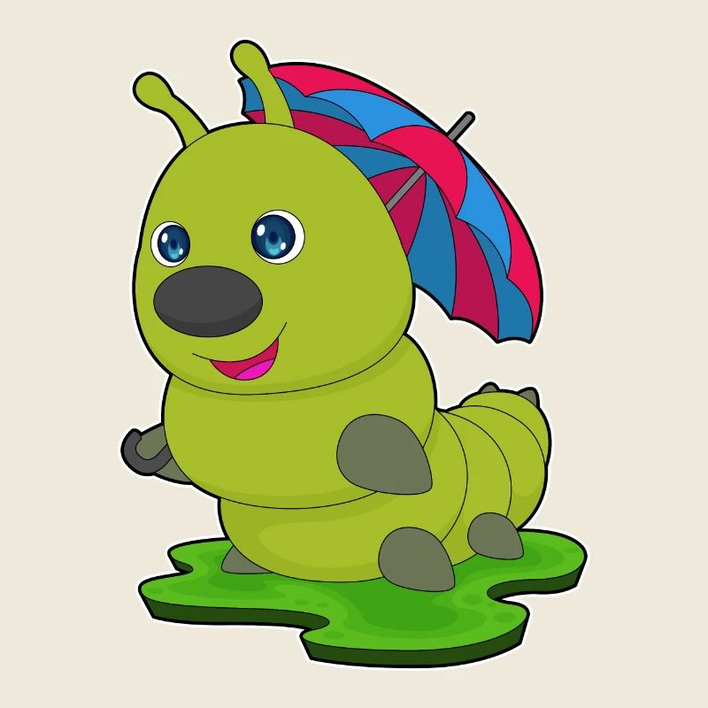 Parapluie Caterpillar