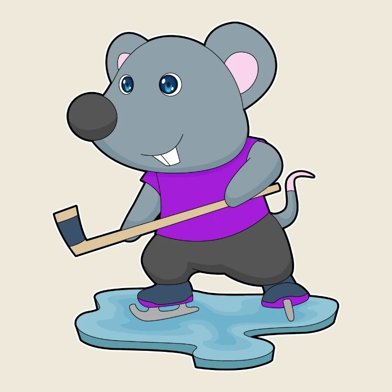 Mouse Bâton de Hockey sur Glace
