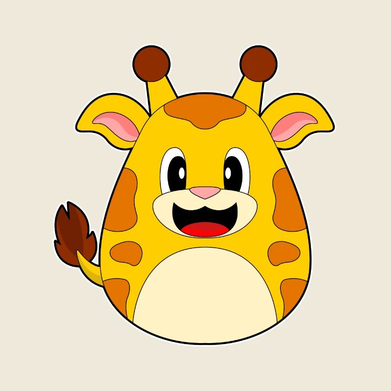 Oeuf de Pâques Girafe
