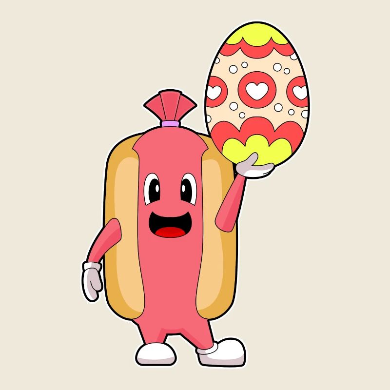Hotdog Easter Easter Egg