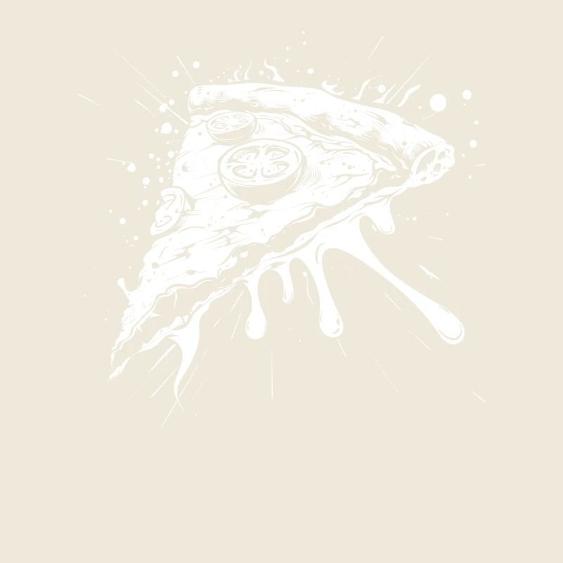 Dessin de morceau de pizza