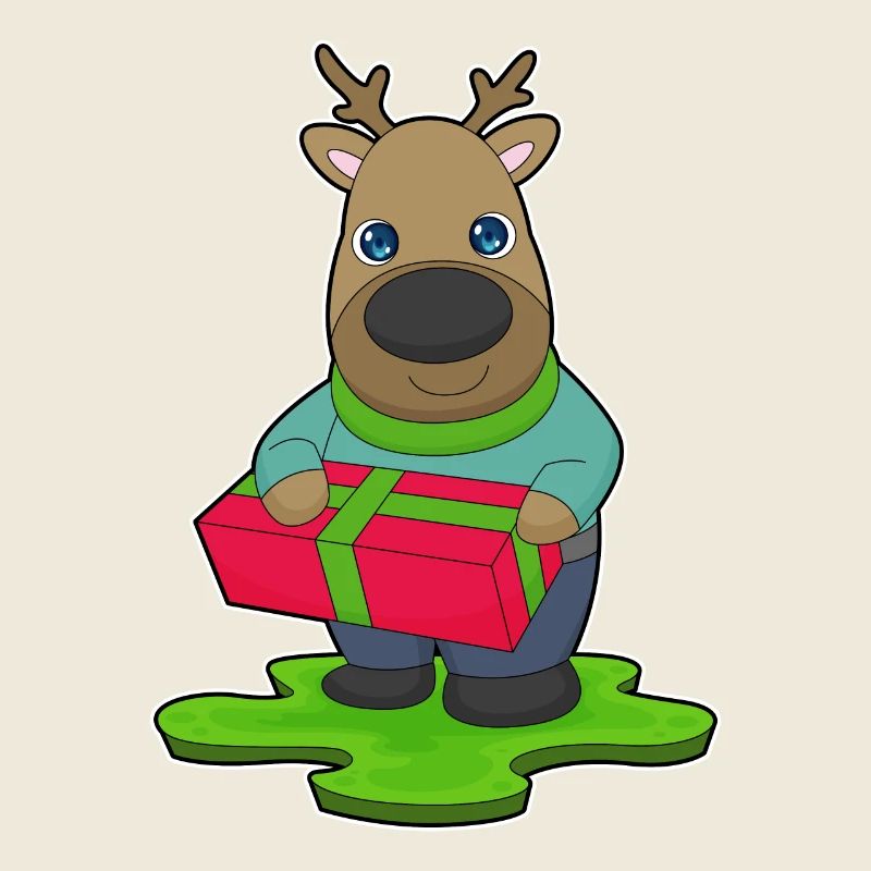 Reindeer Christmas Package