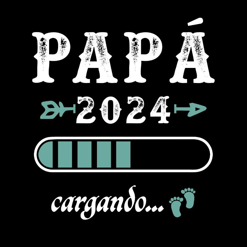 Papa 2024 Loading Geschenk Zukunft Vater