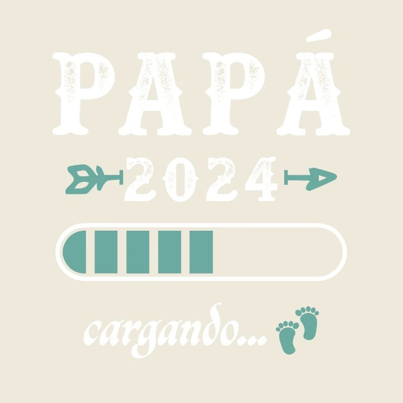 Papa 2024 Loading Geschenk Zukunft Vater