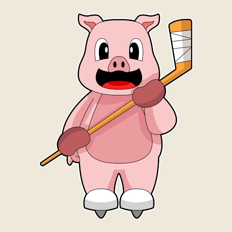 Pig Bâton de Hockey Sur Glace