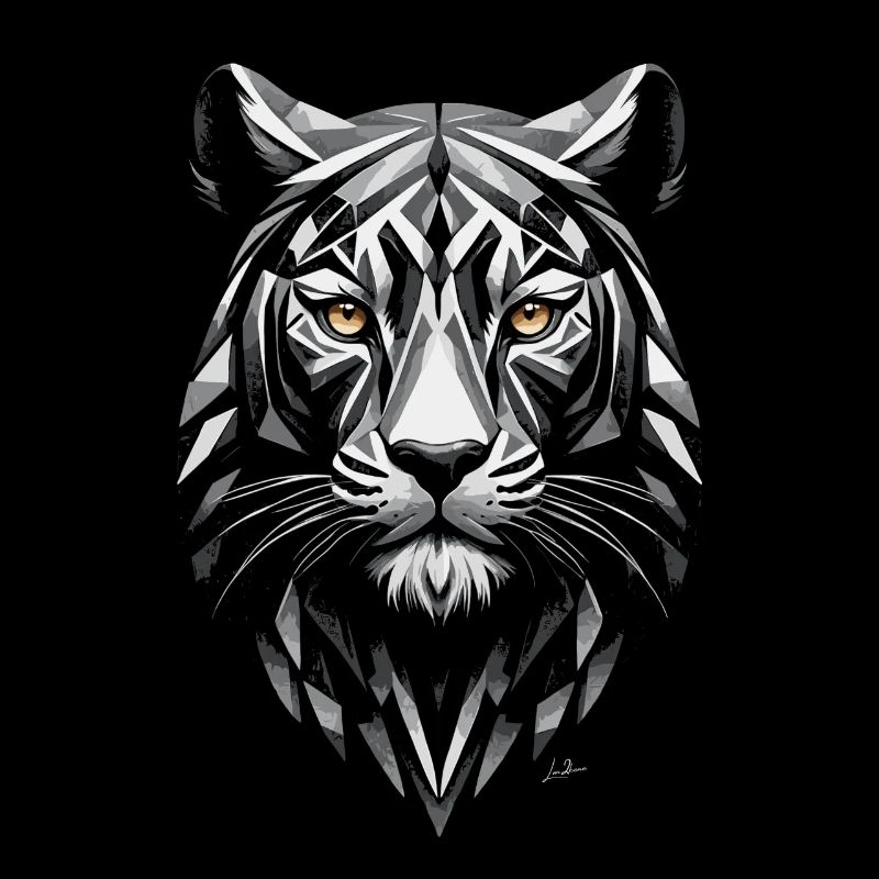 Wild - Geometrischer Panther