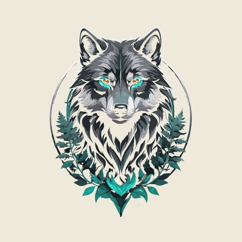 Loup arctique forestier