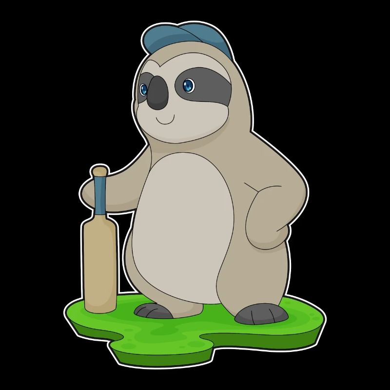 Sloth Cricket Cricket Bat