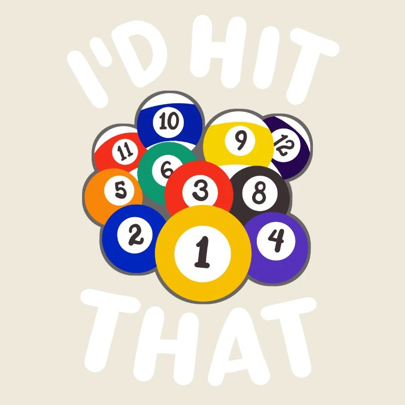 Pool-Spieler Billardkugeln