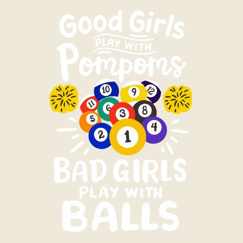 Pool Billard Spieler Mädchen