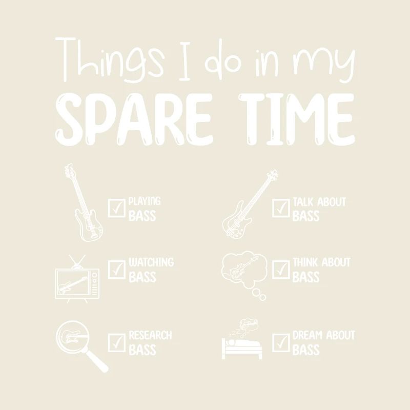 Ce que je fais pendant mon temps libre à jouer de la basse