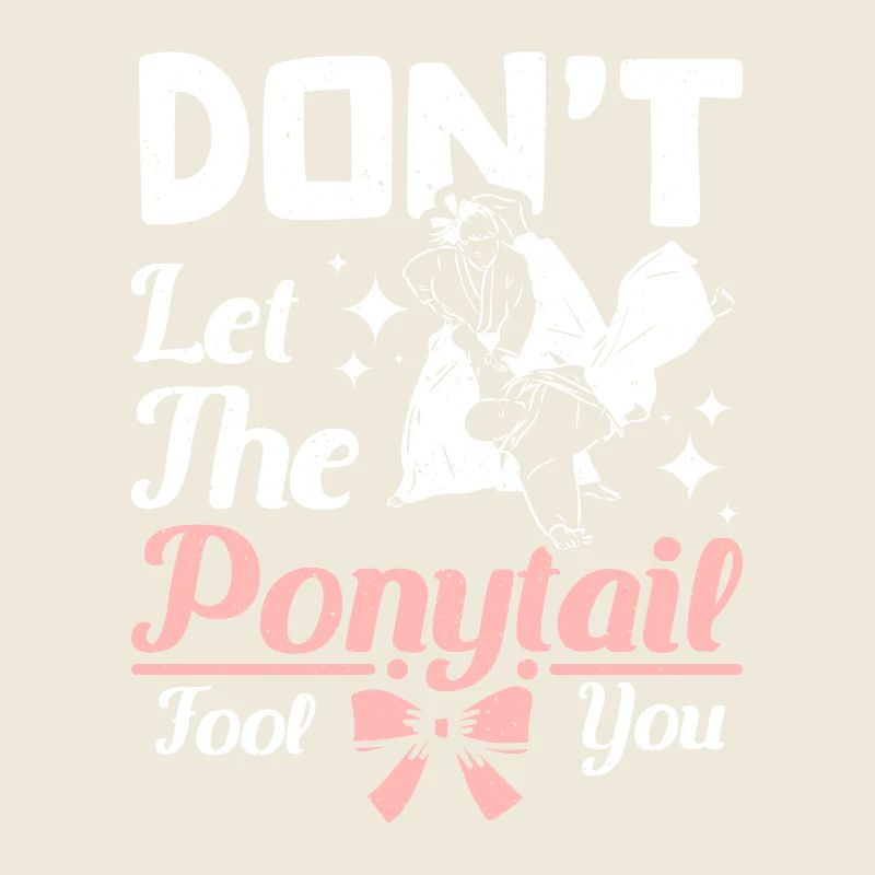 Fille d’aïkido ne vous laissez pas tromper par la queue de cheval