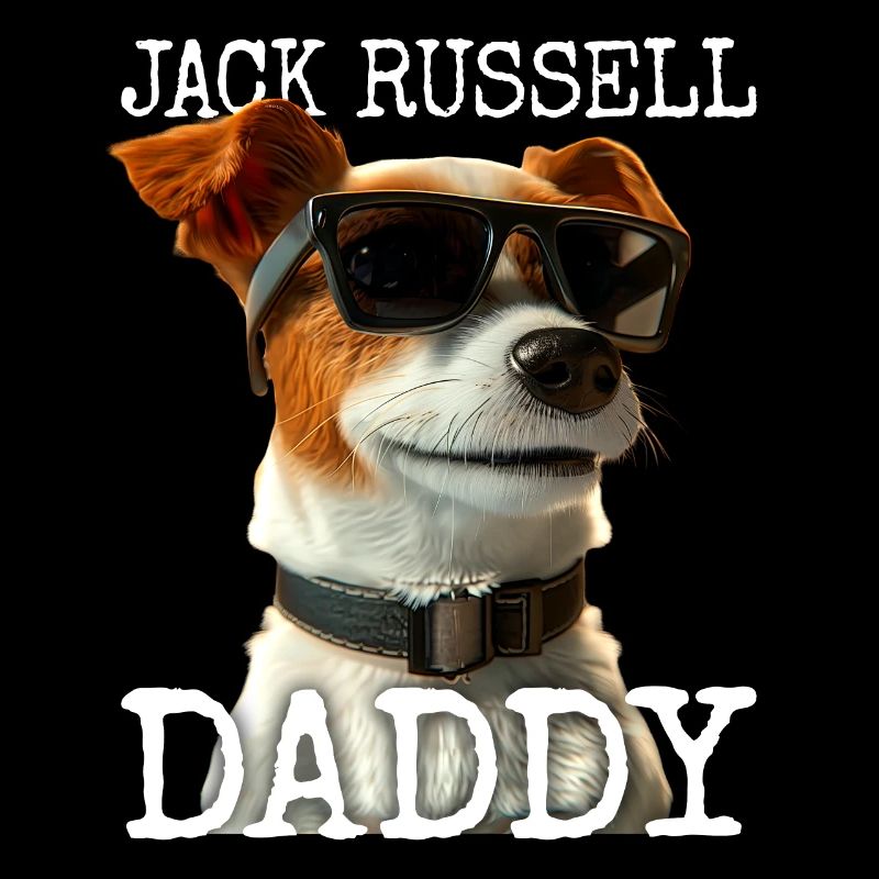 Jack Russell Daddy Papa Vatertag Dad Jack Russell