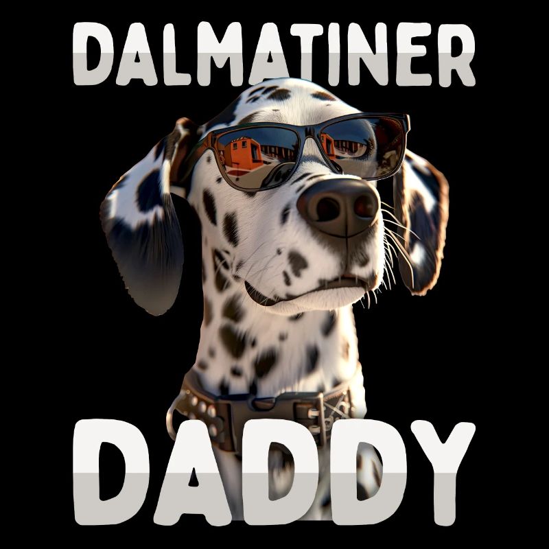 Dalmatiner Daddy Hunde Papa Vater Vatertag Dad