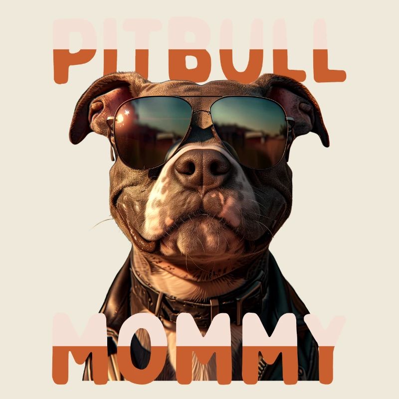 Pitbull Mommy Mama Muttertag Pitbull Terrier Mom