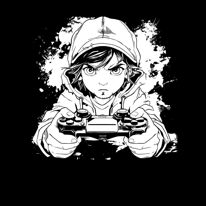 Gamer Anime Stil