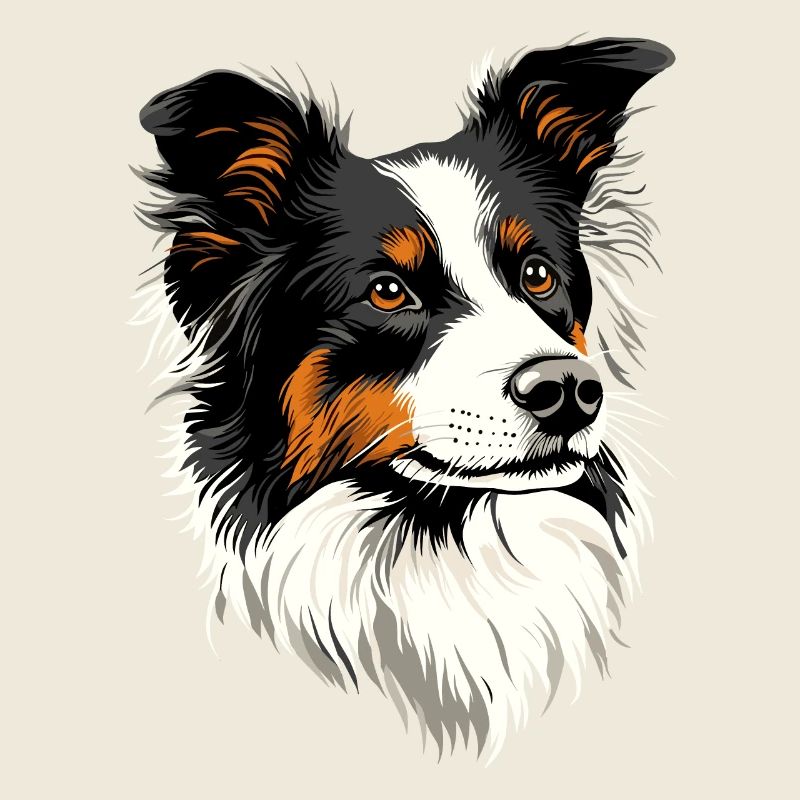 border collie chien amoureux chiot mignons collies