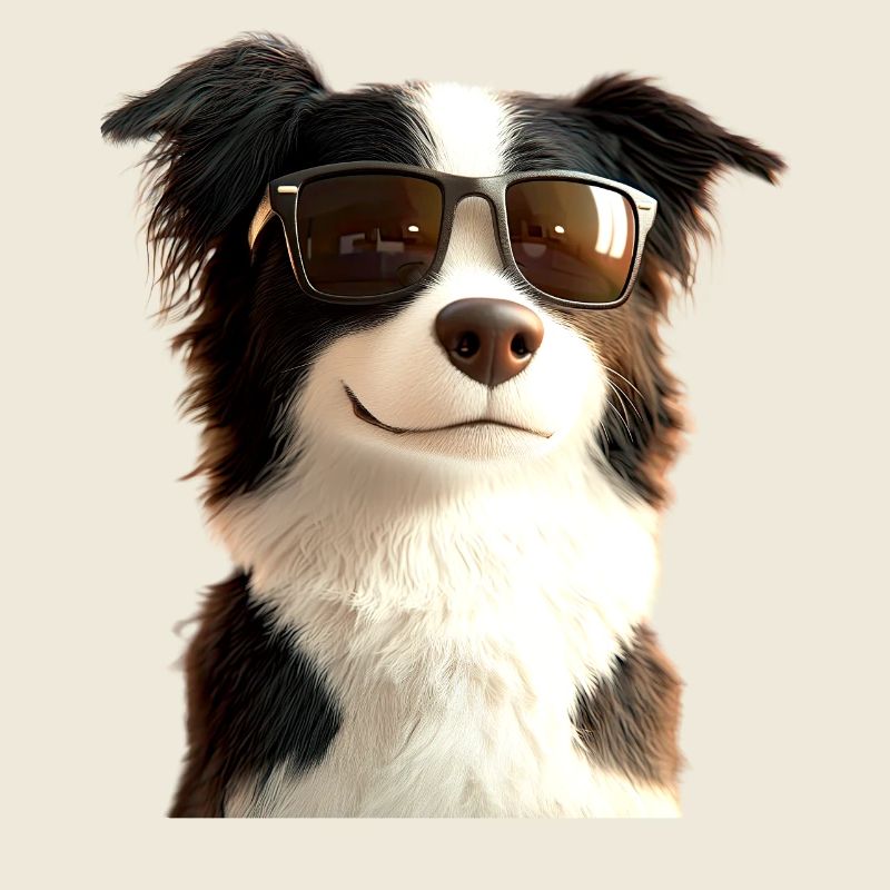 border collie chien amoureux chiot mignons collies