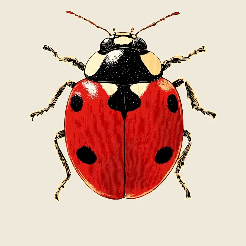 Marienkäfer Ladybug Insekten Bunt Süße Marienkäfer