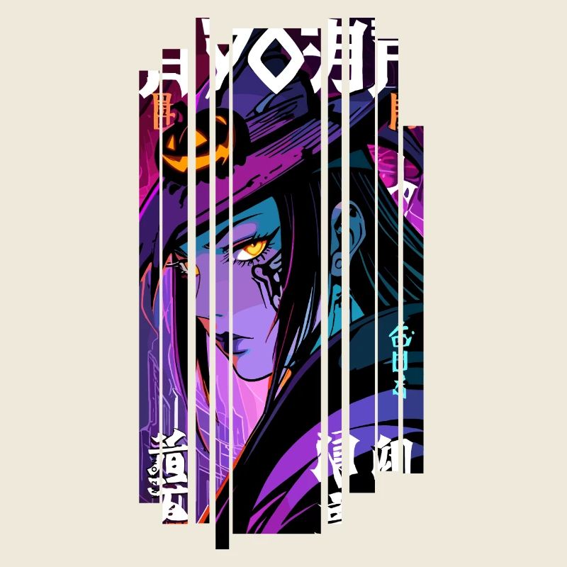 Halloween - Witch Geometric Effect Mauve