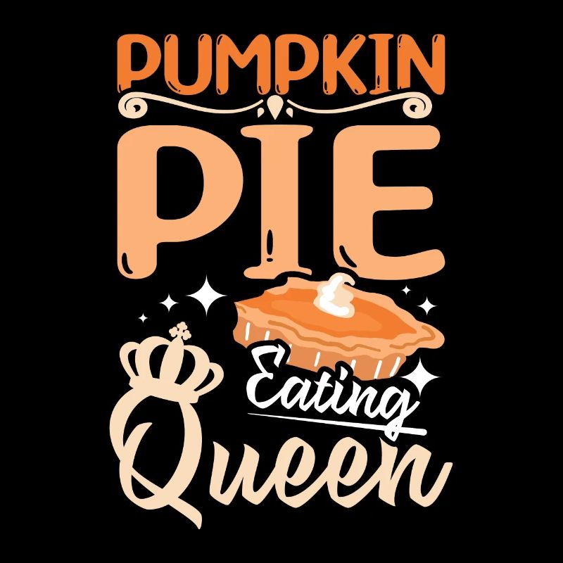 Pumpkin pie eating queen