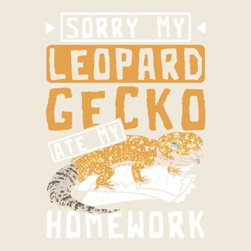 Désolé, mon gecko léopard a mangé mes devoirs