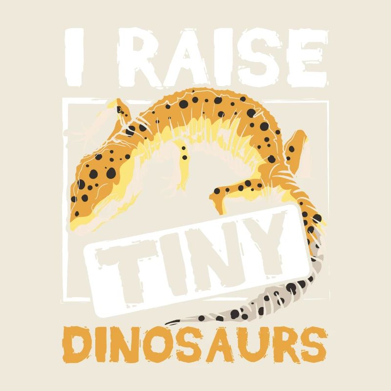 I raise tiny dinosaurs leopard gecko
