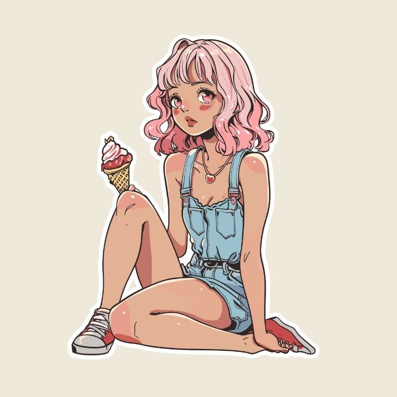 Eiscreme Mädchen