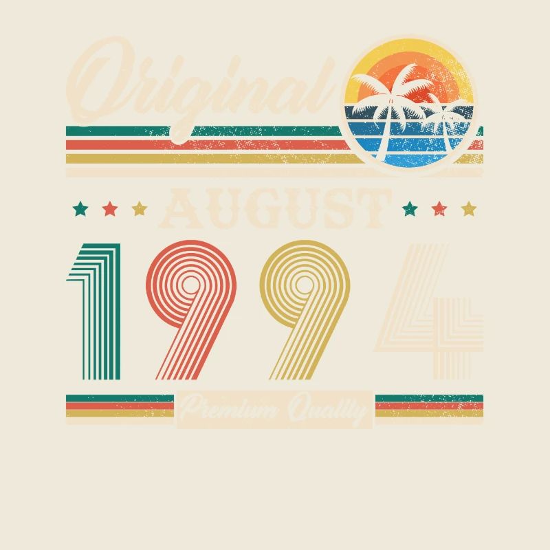 Birthday Gift Born In August 1994