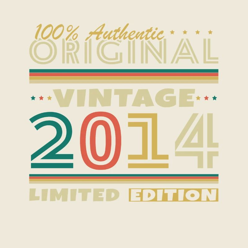 2014 Vintage Retro Geburtstagsgeschenk
