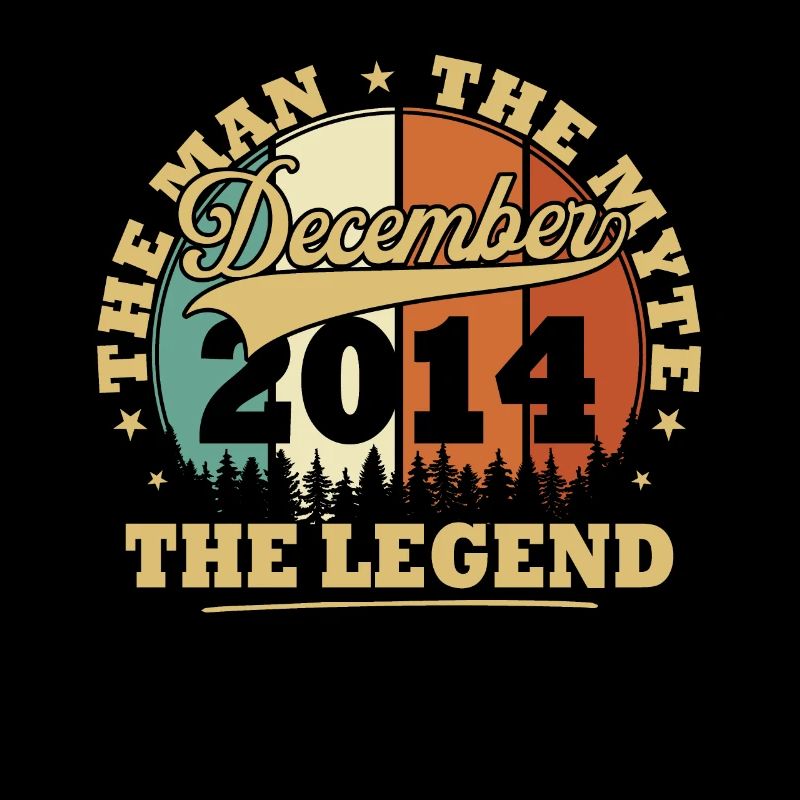 Vintage December 2014 10 Year Anniversary Gift