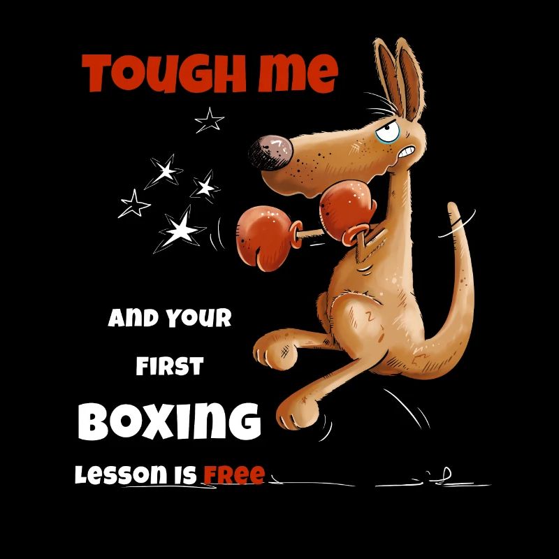 Tough Me Boxing Lesson Boxer Kangaroo