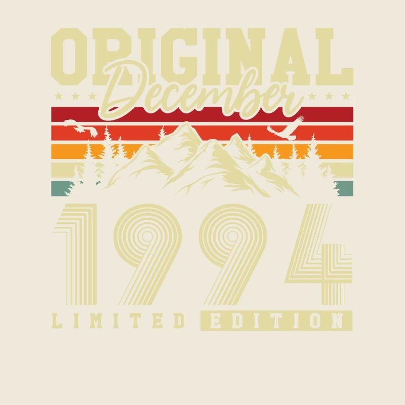 Original December 1994 Vintage Birthday Retro