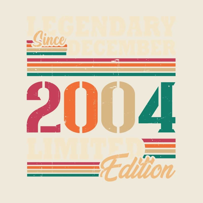 Jahrgang 2004 Dezember Retro Jubiläumsgeschenk